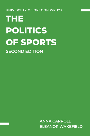 Cover image for The Politics of Sports