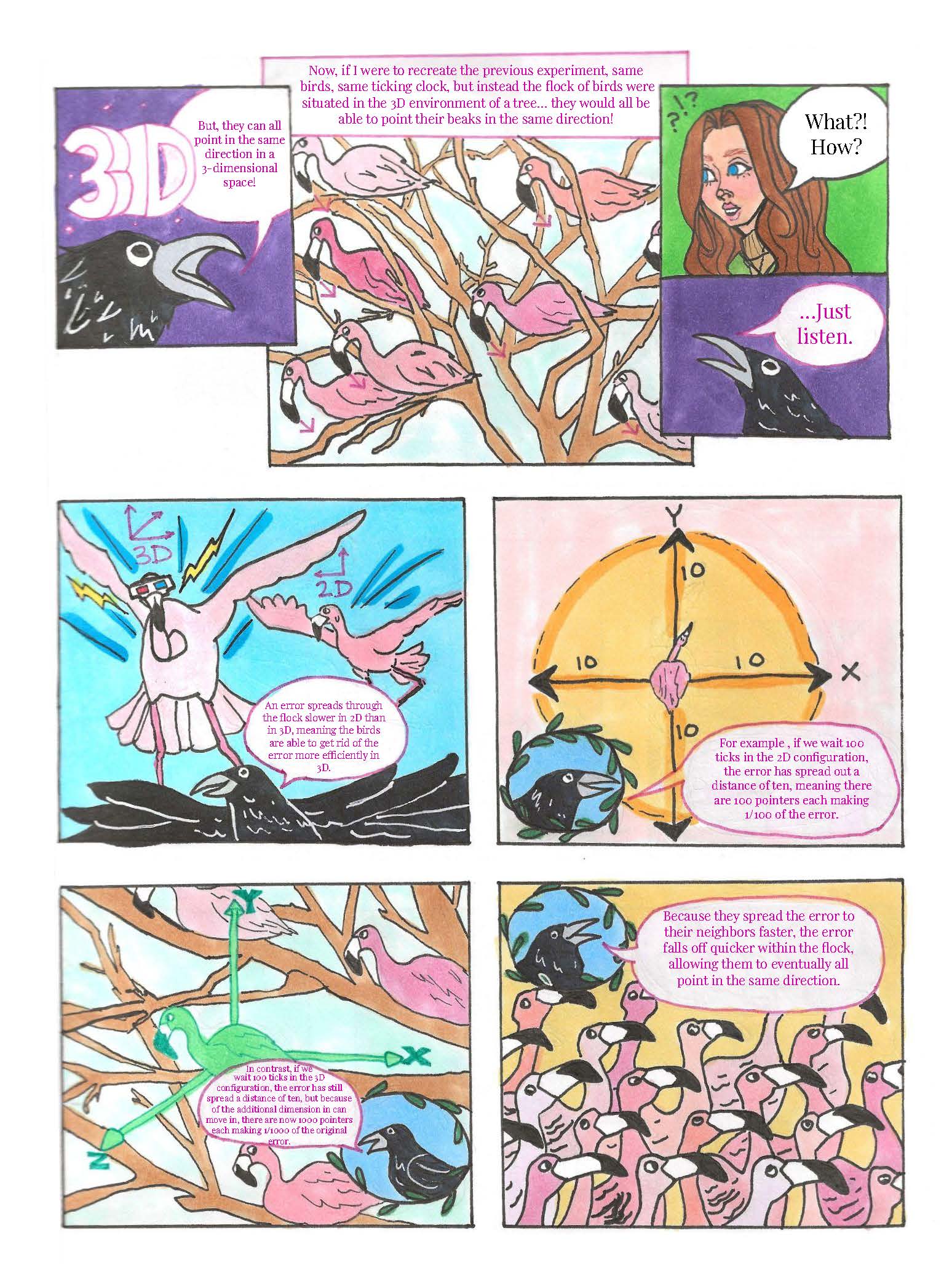 Flocking birds and active matter page 4