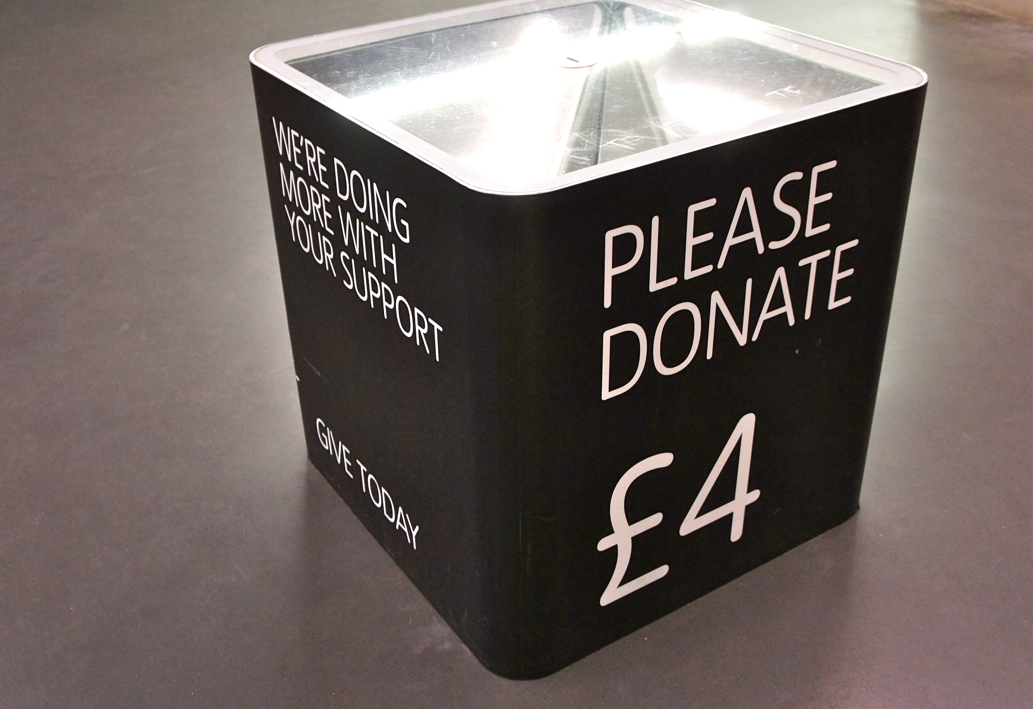 Donate box