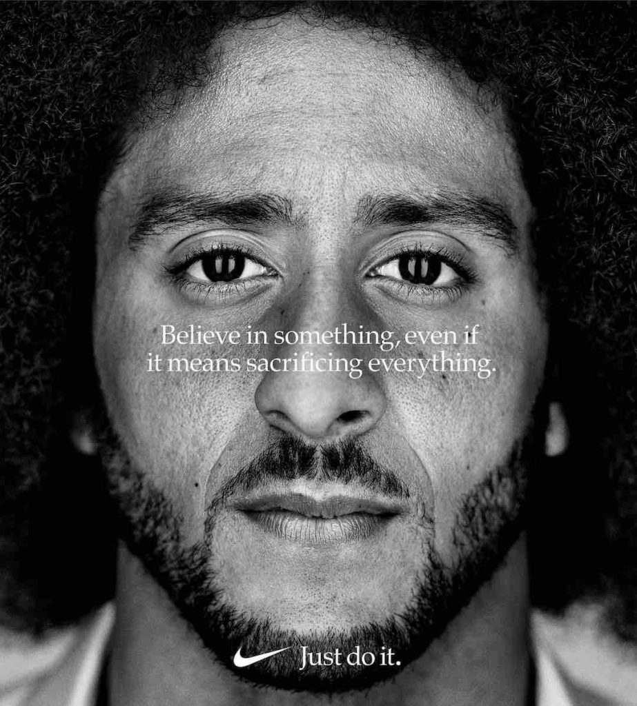 2018 Nike ad featuring Colin Kaepernick