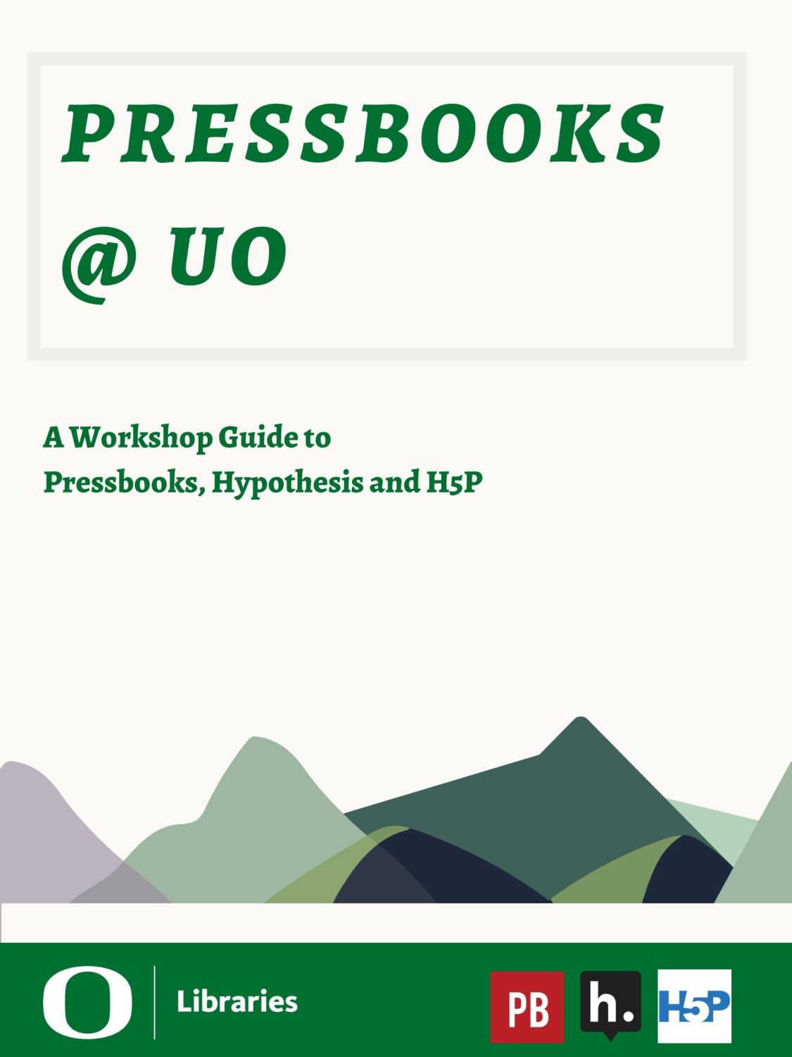 Cover image for Pressbooks @ UO